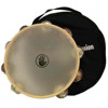 Tamburin Black Swamp SoundArt TC2S, Double-Row 10, Chromium 25/Silver Jingles, Synthetic Head