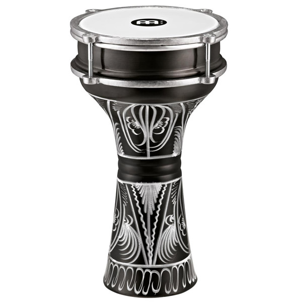 Darbuka Meinl Headliner HE-124 Tyrkisk Modell, Sort, Gravert
