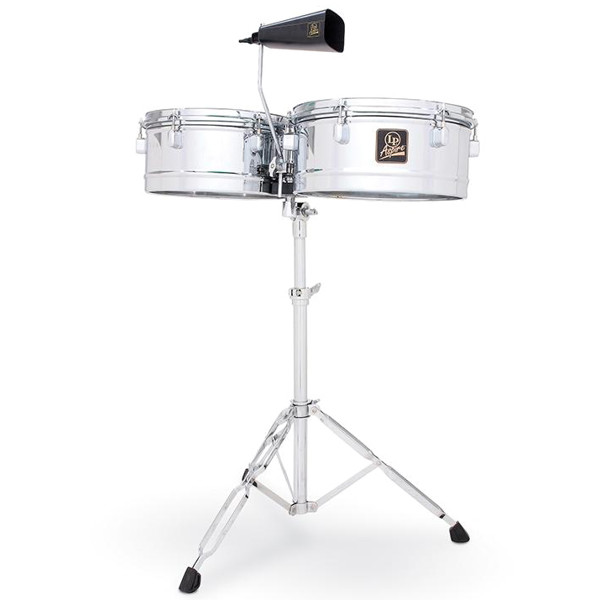 Timbales LP Aspire LPA256, Steel 13-14 m/Stativ