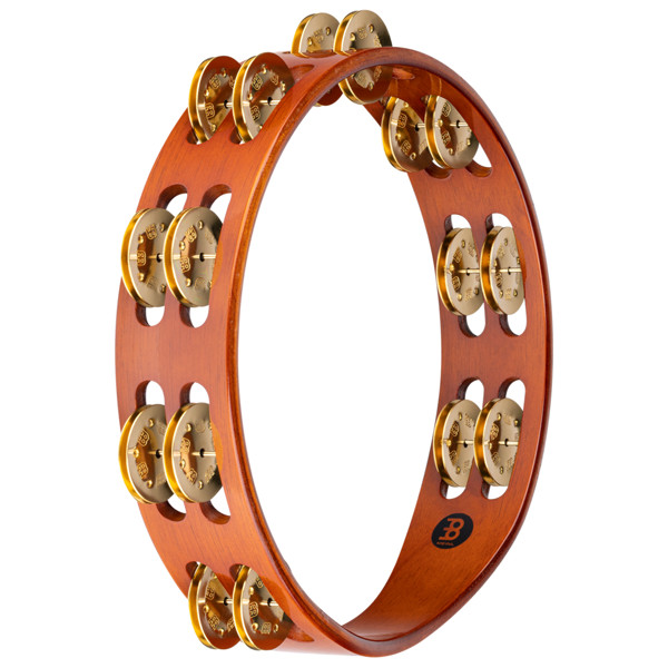 Tamburin Meinl TA2B-AB, Wood, Dobbel  Brass Jingles, African Brown