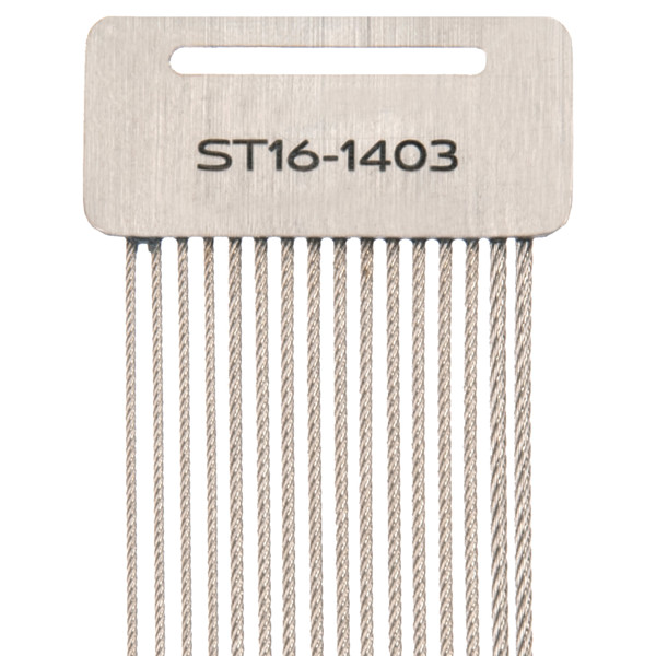 Seider Majestic ST16-1403, Snare Drum Cable Set Uncoated Stainless 0.6*4 + 0.8*10 + 1.0*2 *(4+10+2)