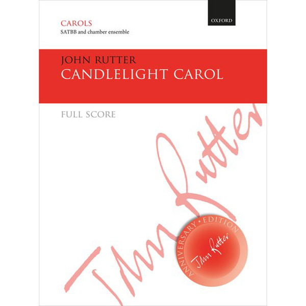 Candelight Carol, John Rutter. SATBB or SSAA. Full Score