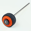 Stortrommepedalklubbe Dragonfly Percussion OUJ, Suede Kick Drum Beater, Ulysses Owens Jr. Signature