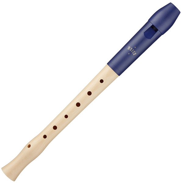 Blokkfløyte Sopran Moeck Flauto 1 Plus 1024, Plastic Headpiece / Maple wood, Single Holes