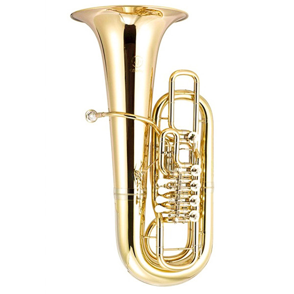 Tuba F JP379FF Sterling Rotor - 4+1 ventiler, Lakkert