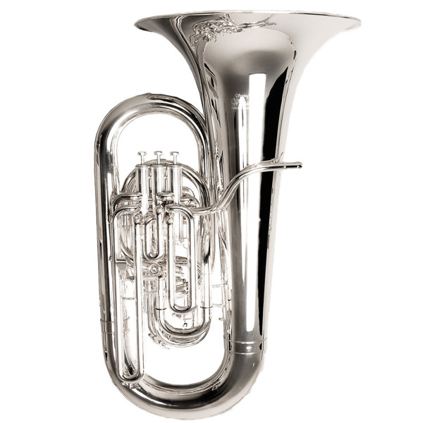 Tuba Eb Sterling Virtuoso Standard 4v, Forsølvet