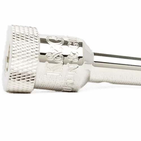 Buzzer K&G Medium. Baritone, Small Bore Trombone. Sølv
