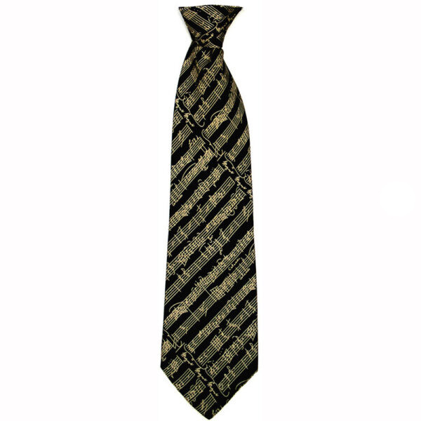 Slips - Tie White Mozart Manuscript