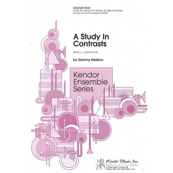 A Study In Contrasts, Sammy Nestico, Clarinet Quartet