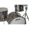 Slagverk Ludwig Legacy Mahogany Fab 22 Shell Pack, 110th Anniversary Flash Diamond Inlay Charcoal