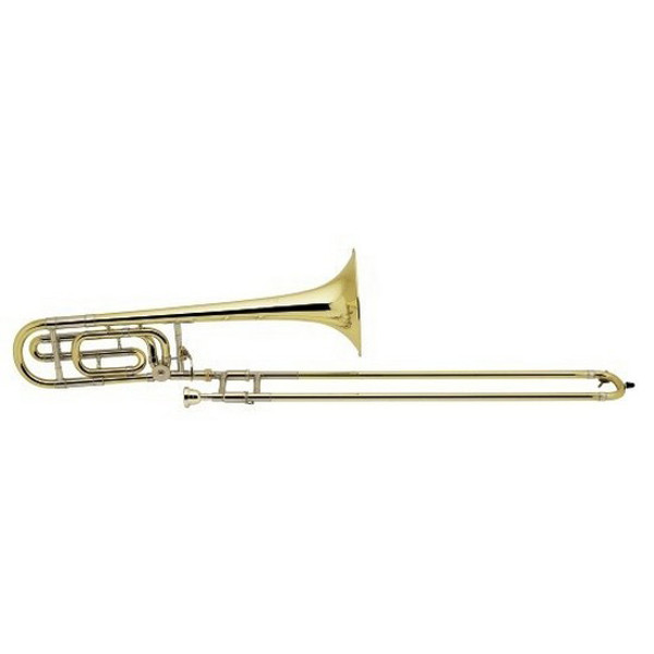 Basstrombone Bb/F Bach 50B Stradivarius, Lakkert
