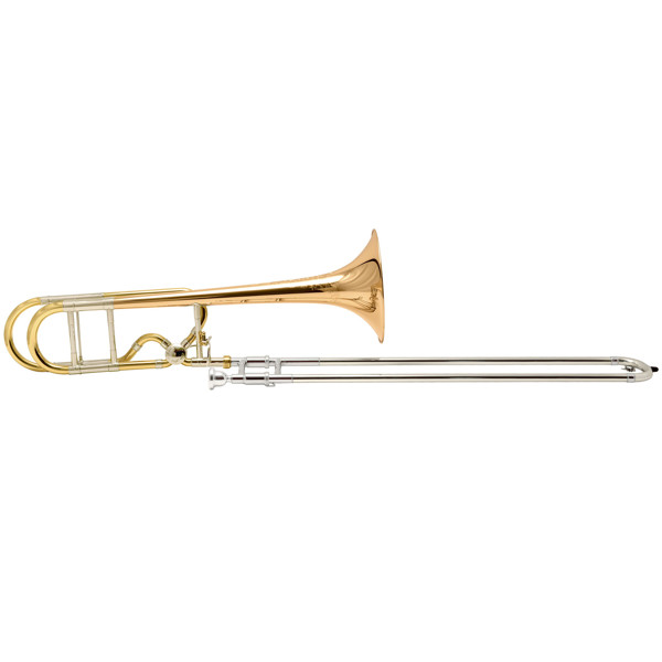 Tenortrombone Bb/F Bach 42BOF Centennial Stradivarius, Lakkert