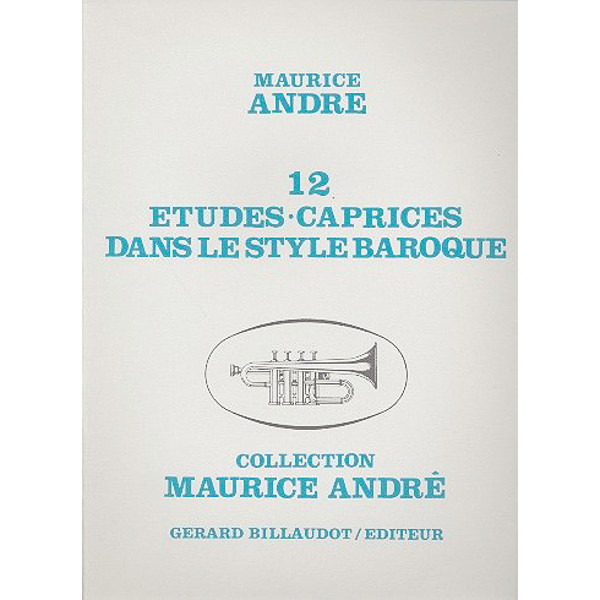 12 Etudes Caprices Baroque - Trumpet - Maurice Andre