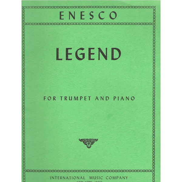 Legend for Trumpet and Piano (C or Bb), Georges Enesco