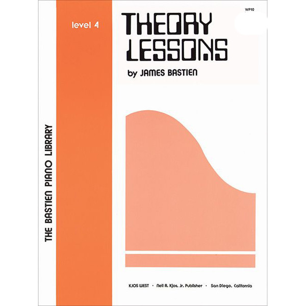 Bastien Theory Lessons Level 4, Piano