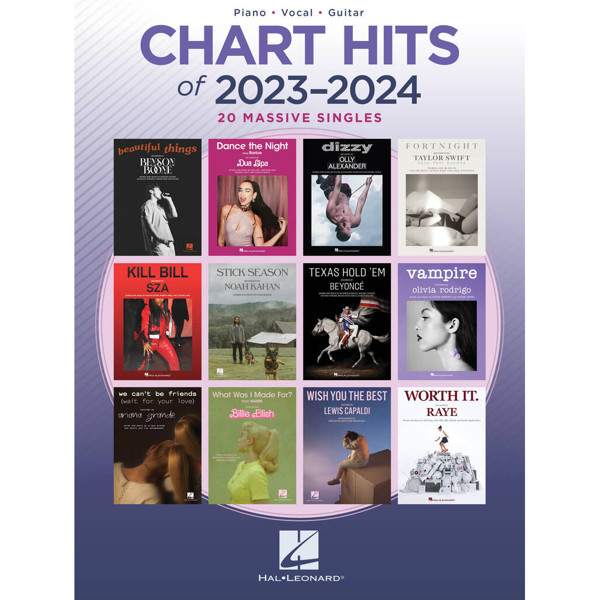 Chart Hits of 2021-2022, Piano/Vocal/Guitar