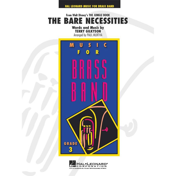 The Bare Necessities From Walt Disney's The Jungle Book, Terry Gilkyson arr. Paul Murtha.  transc. Christopher Bond. Brass Band