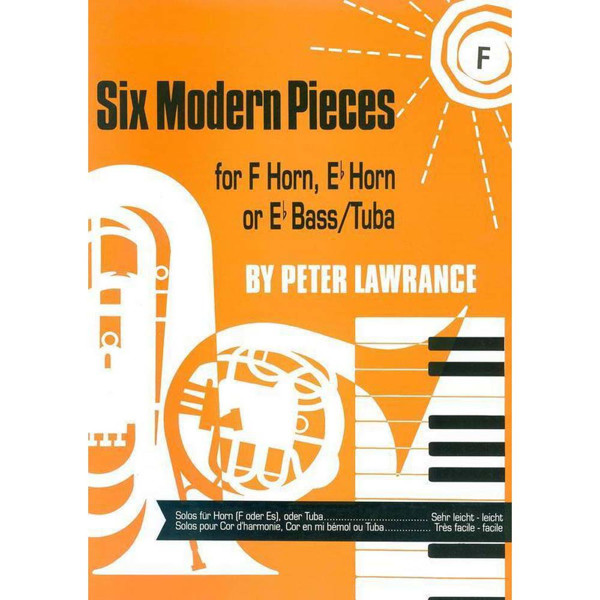 Six Modern Pieces, F Horn/Piano