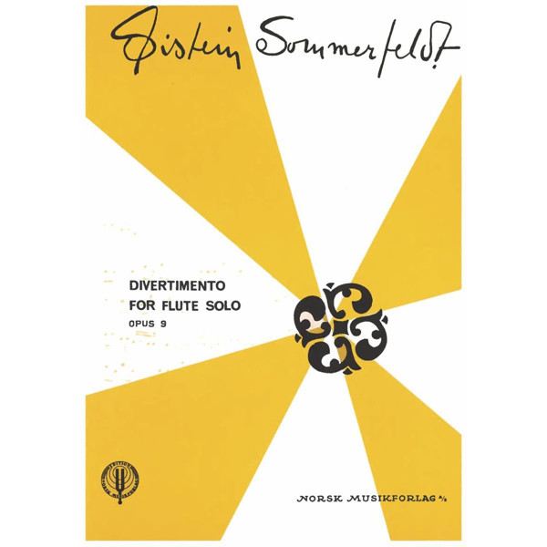 Divertimento Op. 9, Øistein Sommerfeldt. Fløyte 