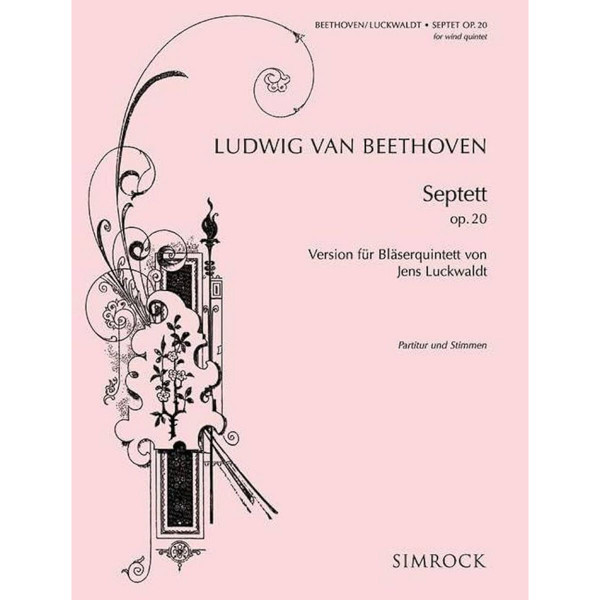 Septet Eb major op. 20. Version for Wind quintet, Ludwig van Beethoven