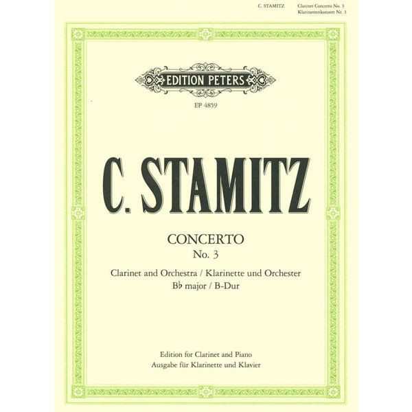 Konzert no. 3 Bb-dur, Carl Stamitz - klarinett og orkester