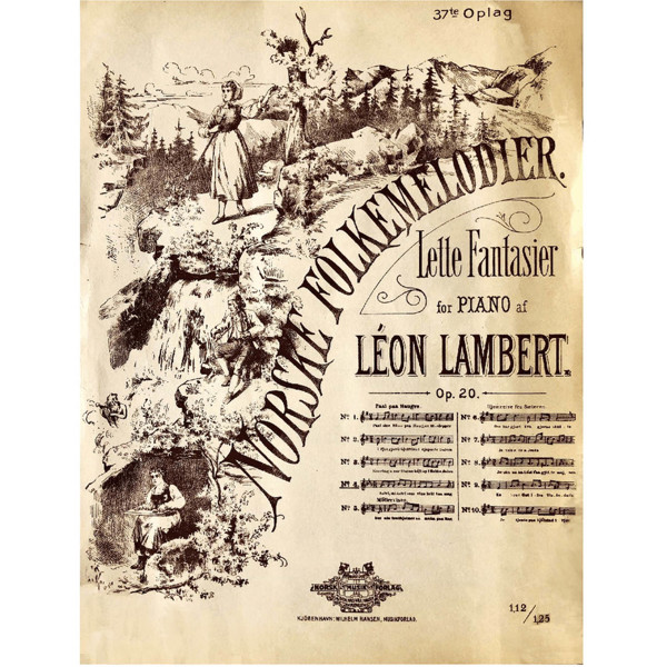Astri Mi Astri Op. 20 Nr. 4, Leon Lambert. Piano