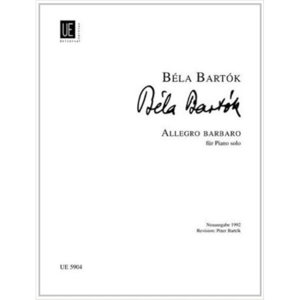 Bartok: Allegro barbaro. Piano
