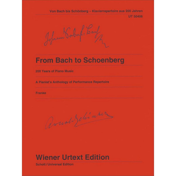 From Bach to Schönberg, 200 Years of Piano Music