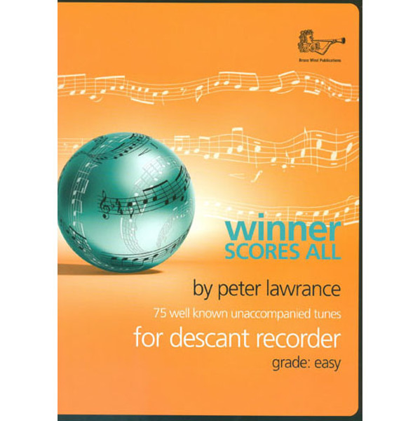 Winner Scores All for Descant Recorder, Pianoakkompagnement