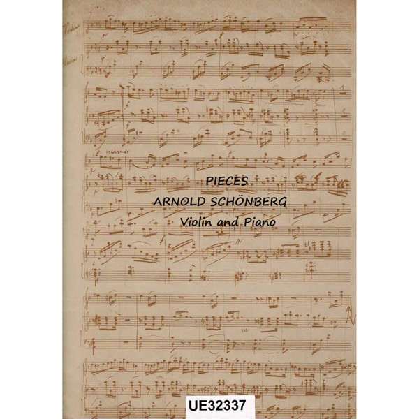 Pieces, Arnold Schönberg. Violin and Piano