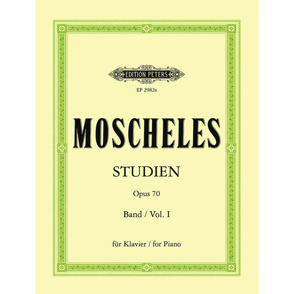 Studies Op.70 Vol.1, Ignaz Moscheles - Piano Solo