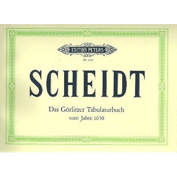 Goerlitz-Tabulatura (1650), Samuel Scheidt - Organ Solo