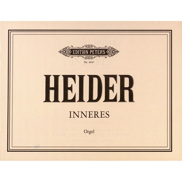 Inneres, Werner Heider - Organ Solo