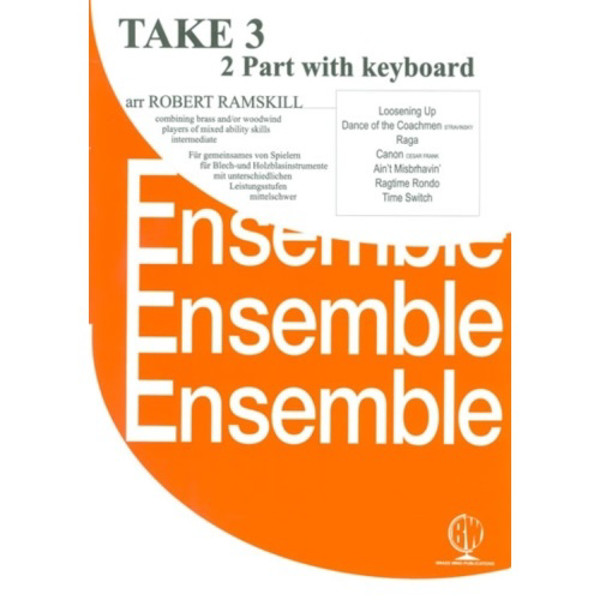 Take 3 Booklet in Bb, 2 parts and Keyboard