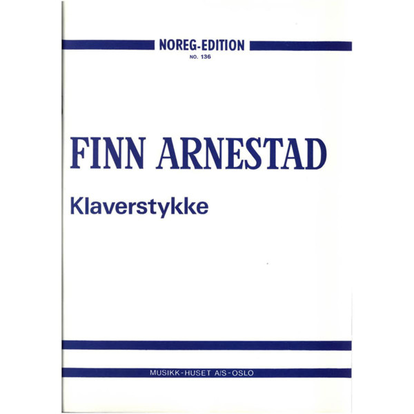 Klaverstykke, Finn Arnestad - Piano