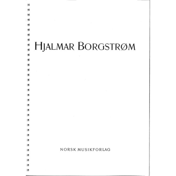 Frossen Skog, Op 21/5, Hjalmar Borgström - Sang Og Piano
