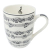 Krus Agifty Notelines, New Bone China White 300 ml with Gift Case