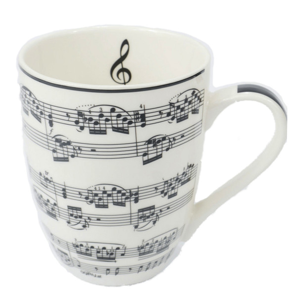 Krus Agifty Notelines, New Bone China White 300 ml with Gift Case