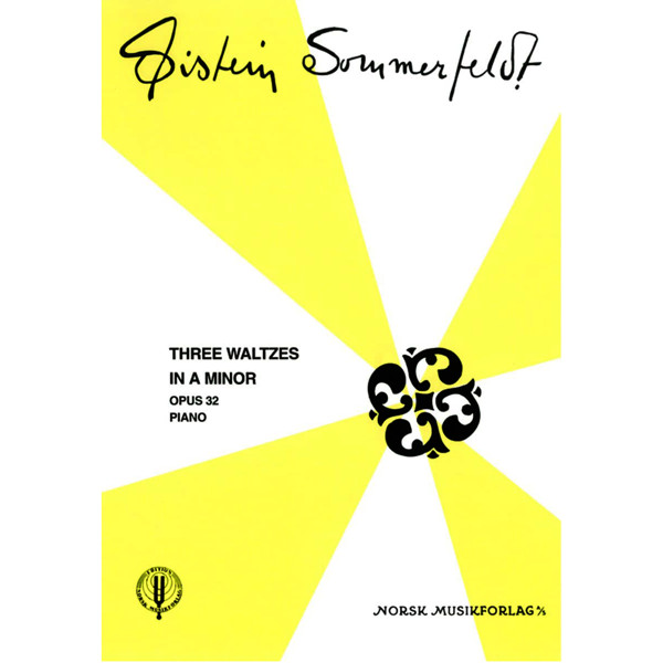 Three Waltzes In A Minor Op. 32, Øistein Sommerfeldt. Piano 
