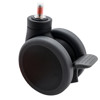 Paukehjul Adams, Caster Wheel w/Double Break, 125mm, M12 x 25mm