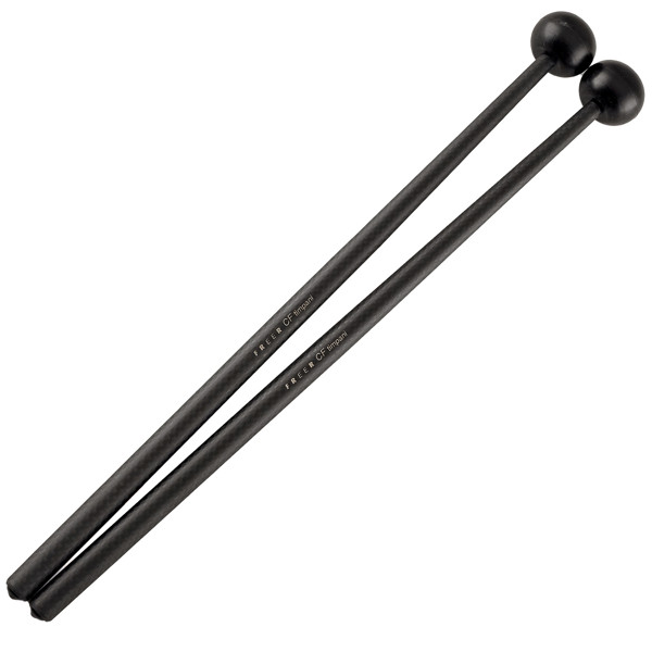 Paukekøller Freer Percussion 13 Rebond, Carbon Fiber, Rubber Head