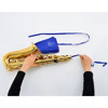 Rengjøringsduk Saksofon (Alt og Tenor) Yamaha, Snor med lodd. Cleaning Swab/Cloth