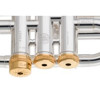 Kornett Bb Stomvi Titan Bellflex, Forsølvet. Inkluderer Dynasound Valve Guide, Valve Clappers, Clappers Cap
