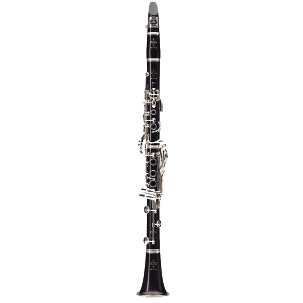 Klarinett Bb Buffet Crampon E13 Grenadilla (17/6) Forsølvet mekanikk. Gig Bag
