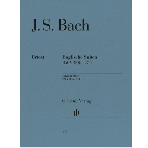 English Suites 1-6 BWV 806-811, Johann Sebastian Bach. Piano solo