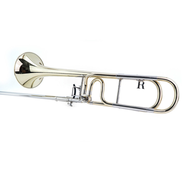 Tenortrombone Bb/F Rath R300 M-bore, 8'' Yellow Brass, Lakkert
