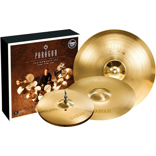 Cymbalpakke Sabian Paragon NP5005B, 14-16-22, Performance Set, Brilliant, Neil Pearl