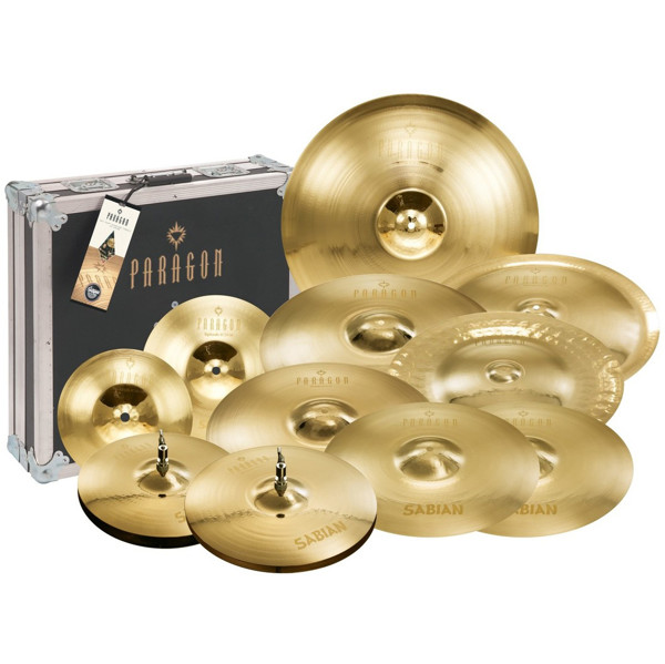 Cymbalpakke Sabian Paragon NP5006B, Complete Set w/Flight Case, Brilliant, Neil Pearl