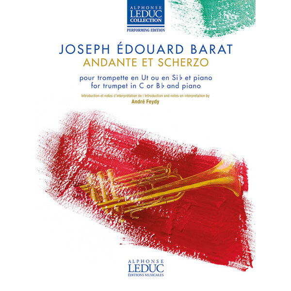 Andante et Scherzo, Joseph Edoard Barat. Trumpet C/Bb and Piano