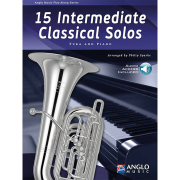 15 Intermediate Classical Solos for Tuba and Piano, Philip Sparke. Book, Pianopart and Audio Online